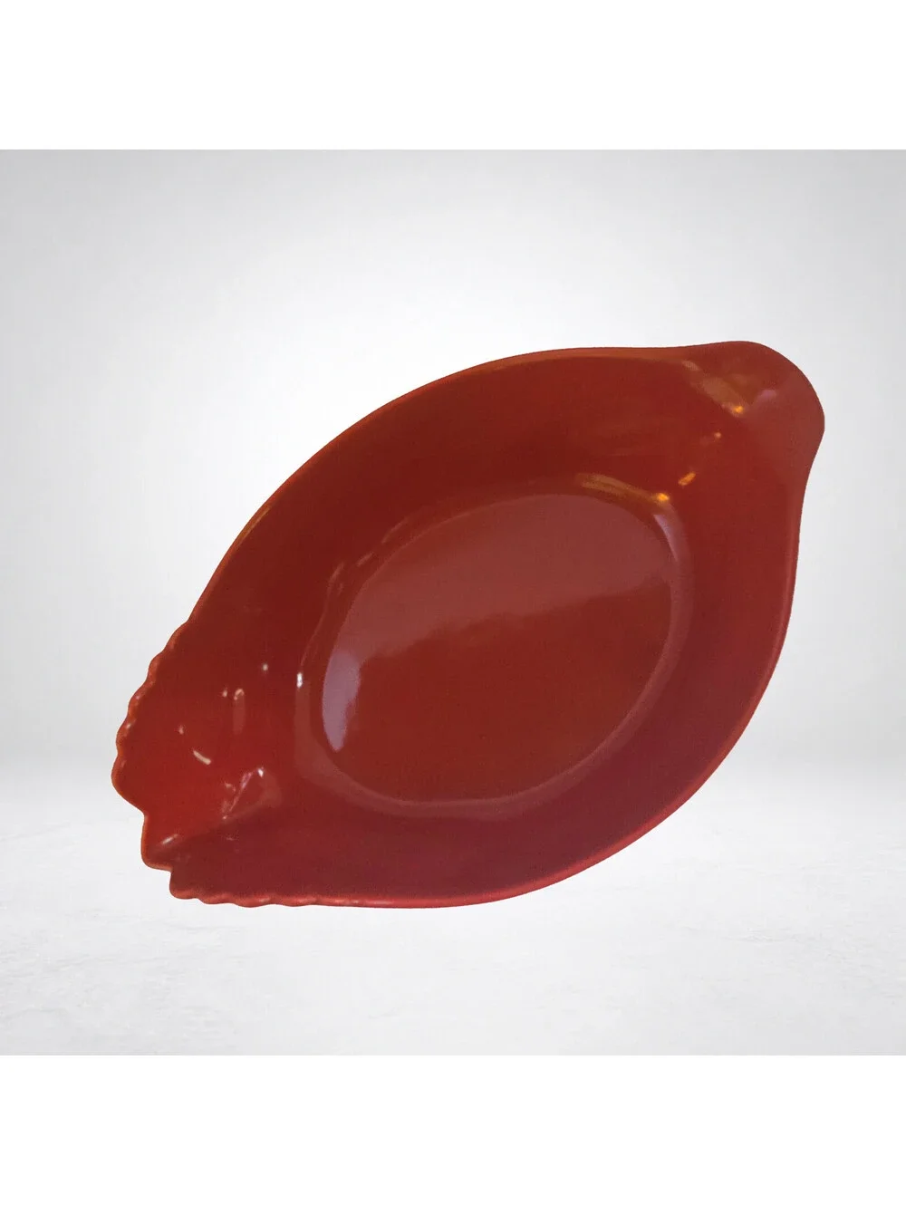 Revol Red Poultry Chicken Porcelain Baking Dish 13